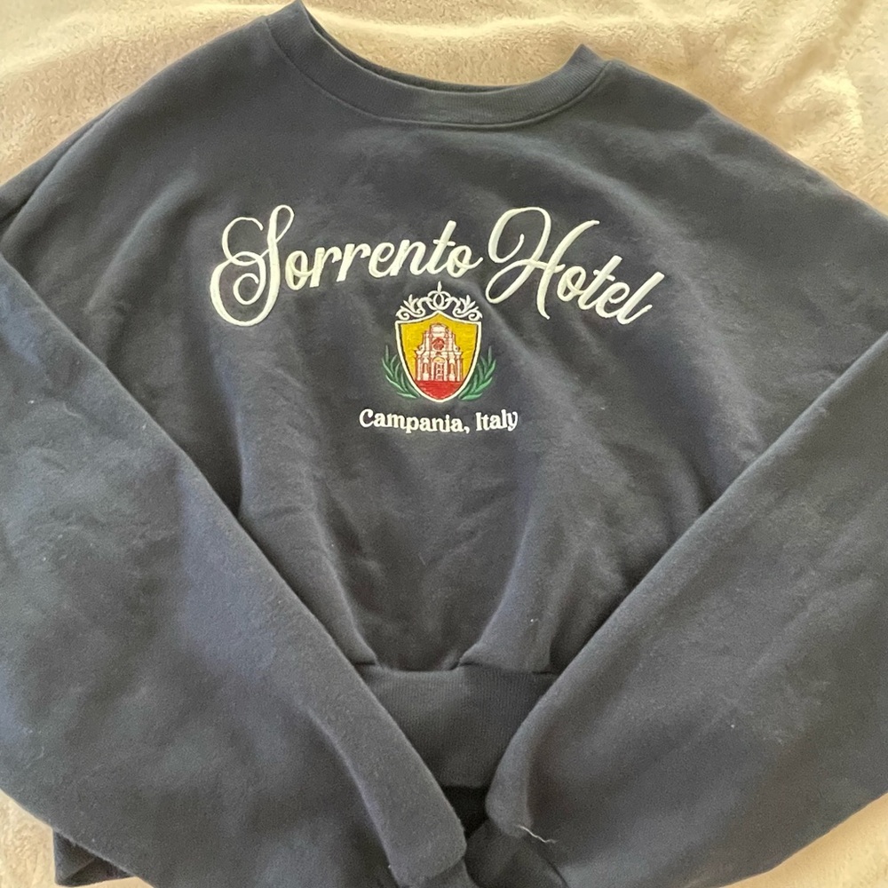 navy blue sweatshirt, forever 21, size small